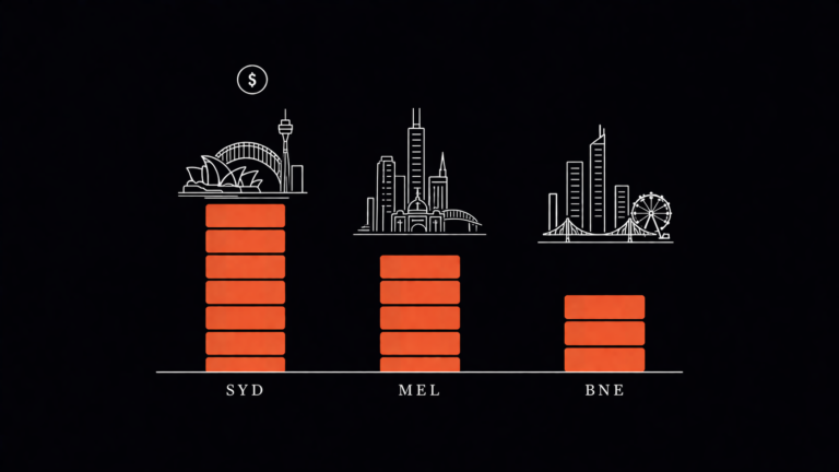 Sydney vs Melbourne vs Brisbane cost of living 2026 rent groceries transport comparison data